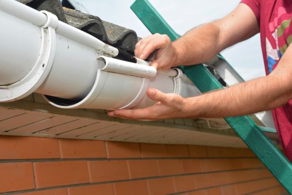 Large Gutter Repair in Bountiful