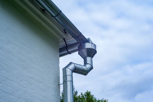 Metal Downspout Replacement in Bountiful