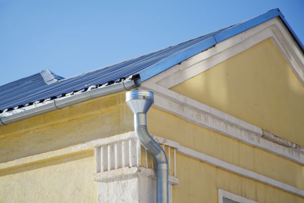 Steel Downspout Installation in Bountiful
