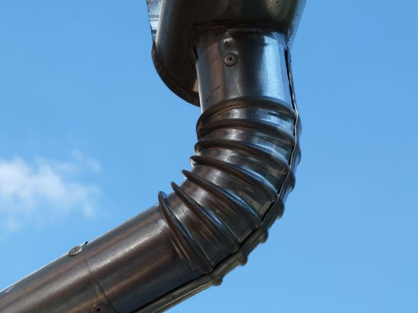 Metal Downspout Installation in Bountiful